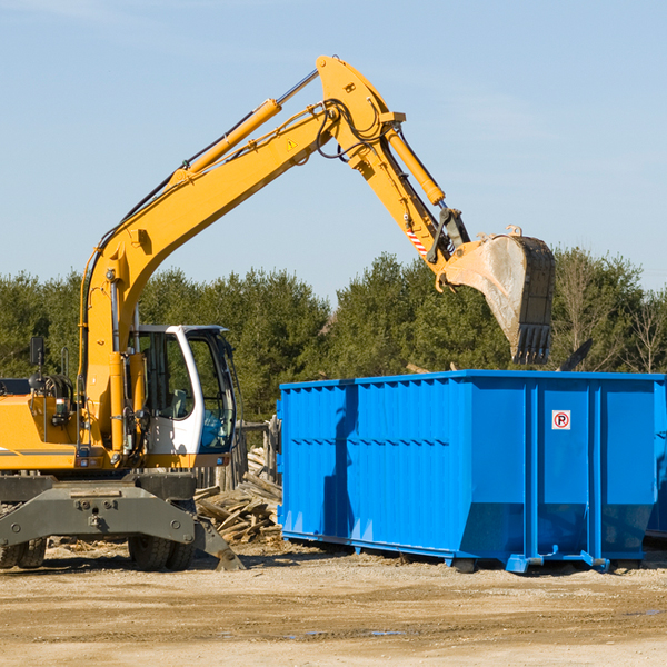 what size residential dumpster rentals are available in Peralta